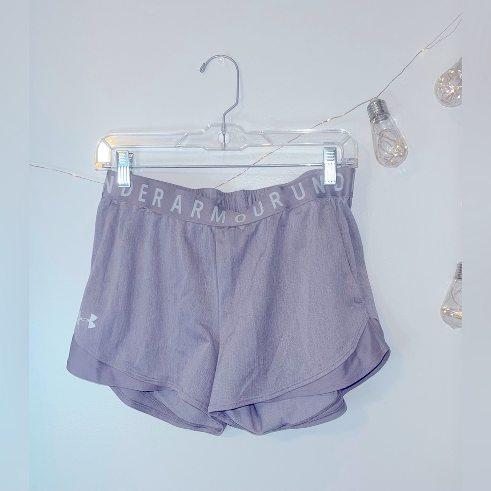 Under Armour Women's Athletic Shorts in Light Purple